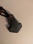 Black Iron Thor's Hammer Pendant