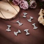 Viking Thor's Hammer Knot Charms - 10pcs