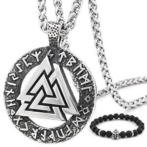 Odin Valknut Rune Pendant Necklace for All