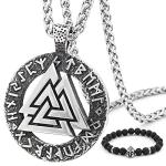 Odin Valknut Rune Pendant Necklace for All