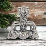 Large Thor's Hammer Mjolnir Necklace in Silver