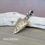 Viking Spear Necklace with Valknut and Runes