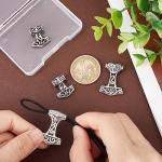Thor's Hammer Pendant Set - Viking Jewelry Charms