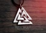 Viking Valknut Pendant - Norse Symbol Jewelry
