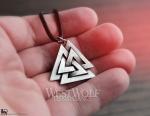 Viking Valknut Pendant - Norse Symbol Jewelry