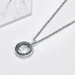 Valknut Necklace in 925 Silver for Men