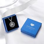 Valknut Necklace in 925 Silver for Men