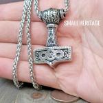 Viking Mjolnir Hammer Necklace for Men