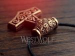 Bronze Viking Mjolnir Pendant - Thor's Hammer
