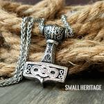 Viking Mjolnir Hammer Necklace for Men