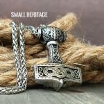 Viking Mjolnir Hammer Necklace for Men