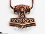 Bronze Viking Mjolnir Pendant - Thor's Hammer