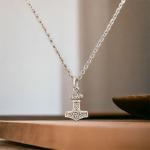 Viking Thor's Hammer Mjolnir Pendant with Chain