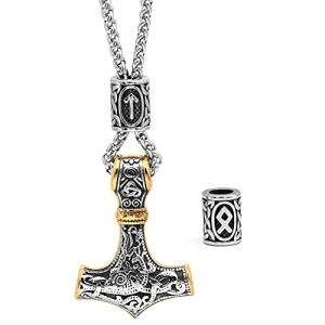 Viking Thor Hammer Mjölnir Necklace for Men