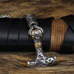 Viking Thor Hammer Mjölnir Necklace for Men