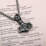 Mjolnir Thor's Hammer Stainless Steel Pendant Necklace
