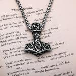 Mjolnir Thor's Hammer Stainless Steel Pendant Necklace