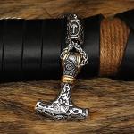 Viking Thor Hammer Mjölnir Necklace for Men