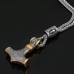 Viking Thor Hammer Mjölnir Necklace for Men