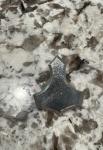 Silver Mjolnir Pendant with Silver Chain