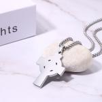 Viking Amulet Celtic Cross Valknut Pendant Necklace