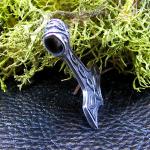 Solid 925 Sterling Silver Celtic Knot Norse Mjolnir THOR'S HAMMER Slide Pendant