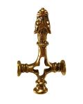 LynnAround Bronze Upside Down Cross Celtic Wolf Norse Viking Mjölnir Pendant for Necklace Thailand Jewelry
