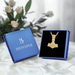 Viking Thor's Hammer Necklace in Sterling Silver