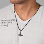 Handmade Thor's Hammer Mjolnir Necklace in Steel