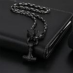 Viking Mjolnir Necklace: Stainless Steel Thor's Hammer