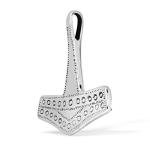 Sterling Silver Thor's Hammer Viking Pendant