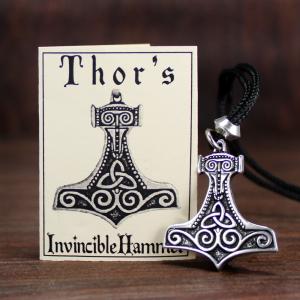 Thor’s Hammer Pendant Necklace - Viking Jewelry