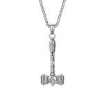 Viking Thor's Hammer Necklace - Mjolnir Amulet