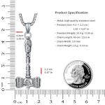 Viking Thor's Hammer Necklace - Mjolnir Amulet