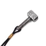 Damascus Steel Thor's Hammer Necklace for Men