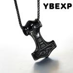 Men's Thor's Hammer Mjolnir Pendant Necklace