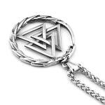 Odin Valknut Pendant Necklace - Viking Jewelry