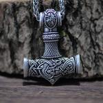 Thor Hammer Necklace - Viking Amulet Jewelry