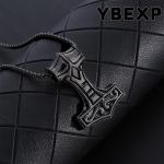 Men's Thor's Hammer Mjolnir Pendant Necklace