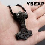 Men's Thor's Hammer Mjolnir Pendant Necklace