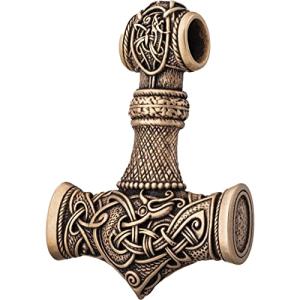 Extra Large Mjolnir Necklace - Thor's Hammer Pendant