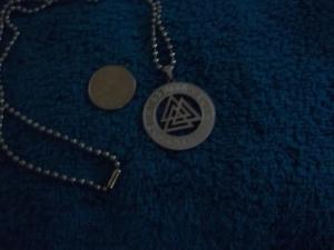 Viking Valknut Stainless Steel Necklace
