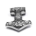 Viking Thor Hammer Triskele Necklace for Men