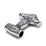 Viking Thor Hammer Triskele Necklace for Men