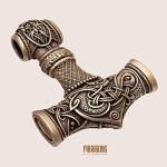 Extra Large Mjolnir Necklace - Thor's Hammer Pendant