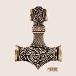 Extra Large Mjolnir Necklace - Thor's Hammer Pendant
