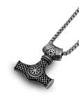 Mjolnir Necklace - Viking Thor Hammer Pendant