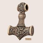 Extra Large Mjolnir Necklace - Thor's Hammer Pendant