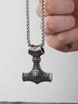 Mjolnir Necklace - Viking Thor Hammer Pendant