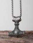 Mjolnir Necklace - Viking Thor Hammer Pendant
